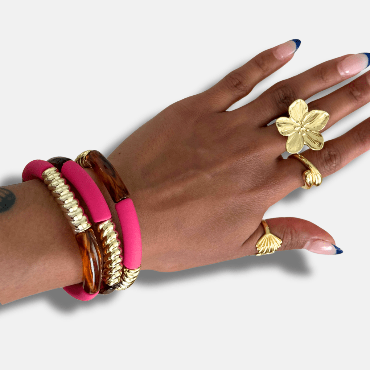 BRACELETS PERLES TUBES CALYPSO - THEM Paris