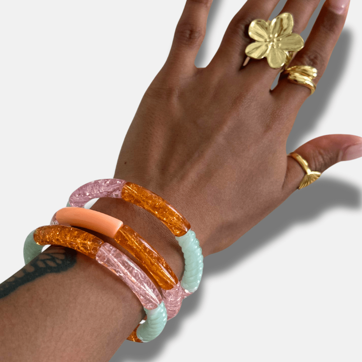 BRACELETS PERLES TUBES CANDY - THEM Paris