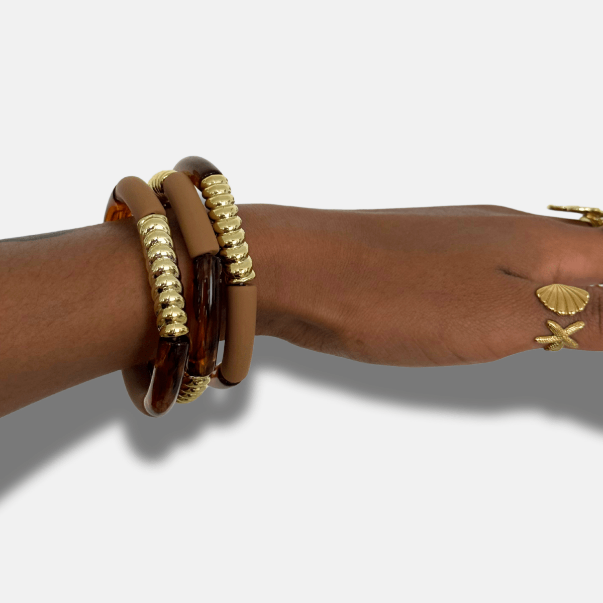 BRACELETS PERLES TUBES SIENNA - THEM Paris