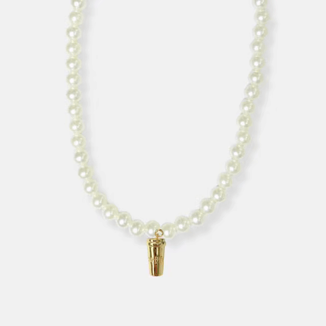 COLLIER PERLES RONDES PERSONNALISABLE 13 CHARMS - THEM Paris