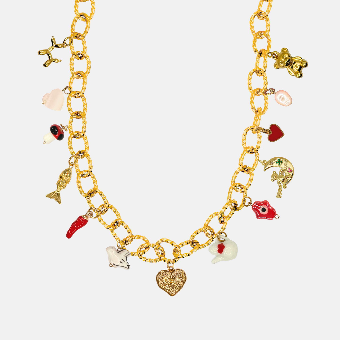 COLLIER PERSONNALISABLE JUSQU'À 13 CHARMS - THEM Paris
