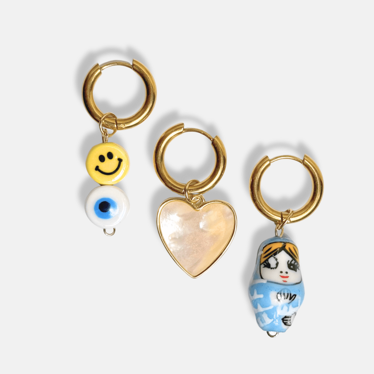 BOUCLE D'OREILLE PERSONNALISABLE - THEM Paris