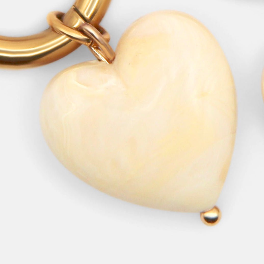 BOUCLES D'OREILLES TINA IVOIRE - THEM Paris