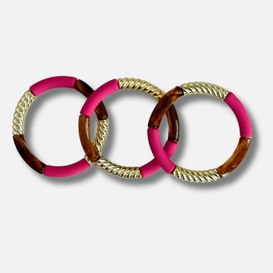 BRACELETS PERLES TUBES CALYPSO - THEM Paris