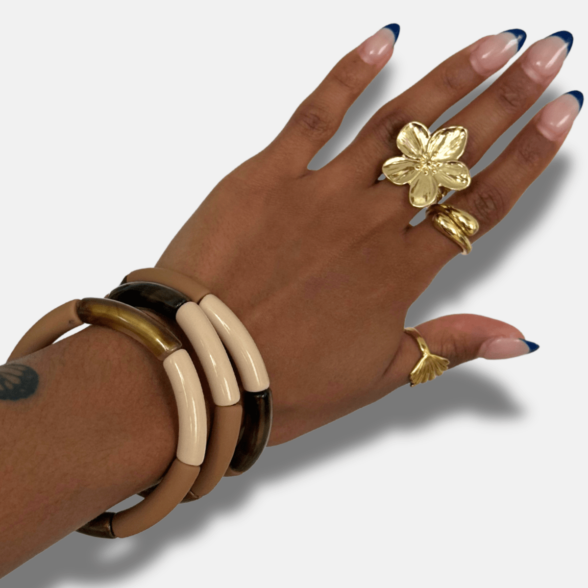 BRACELETS PERLES TUBES DUNE - THEM Paris