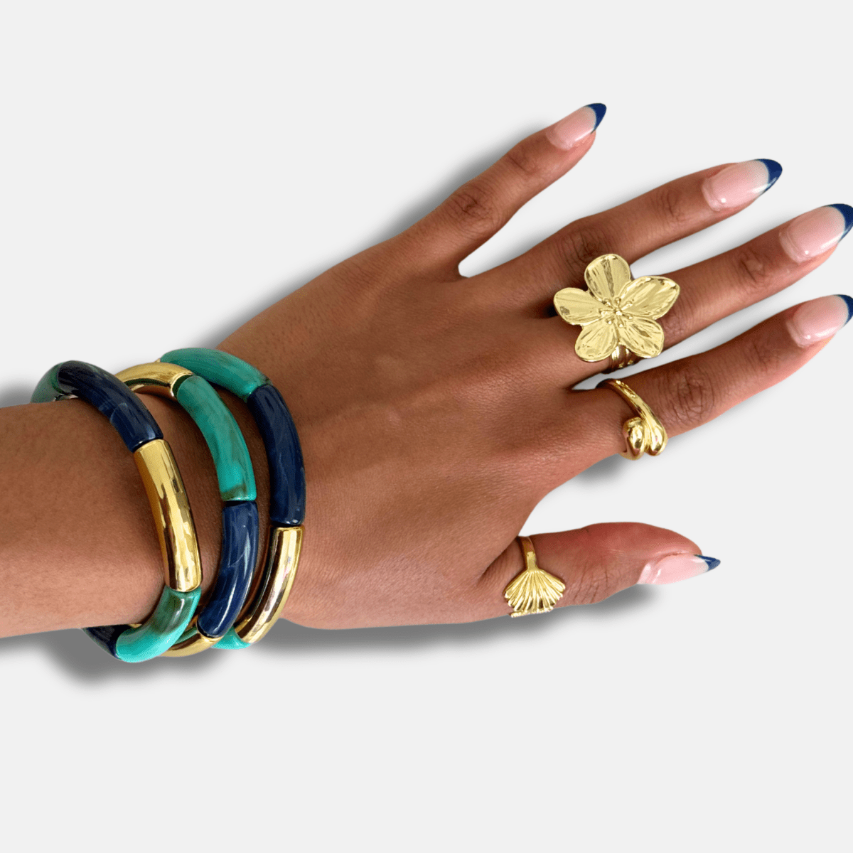 BRACELETS PERLES TUBES JAVA - THEM Paris
