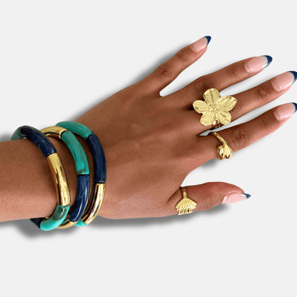 BRACELETS PERLES TUBES JAVA - THEM Paris