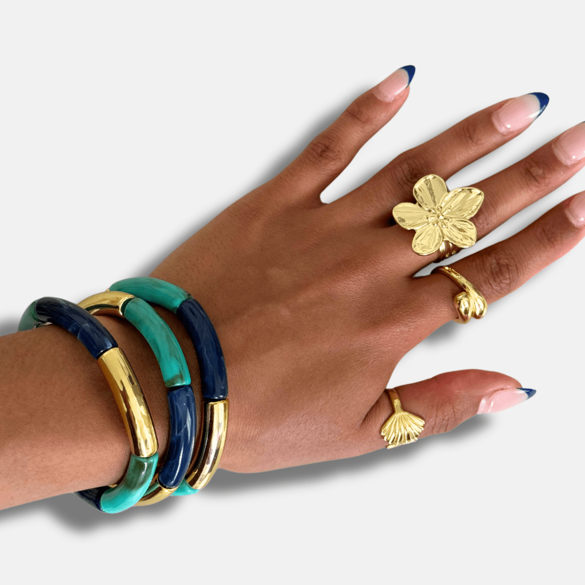 BRACELETS PERLES TUBES JAVA - THEM Paris