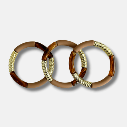 BRACELETS PERLES TUBES SIENNA - THEM Paris