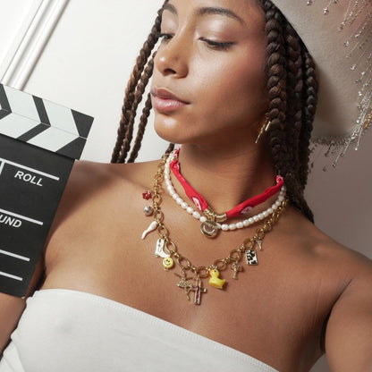 COLLIER BANDANA PERSONNALISABLE 1 CHARM - THEM Paris