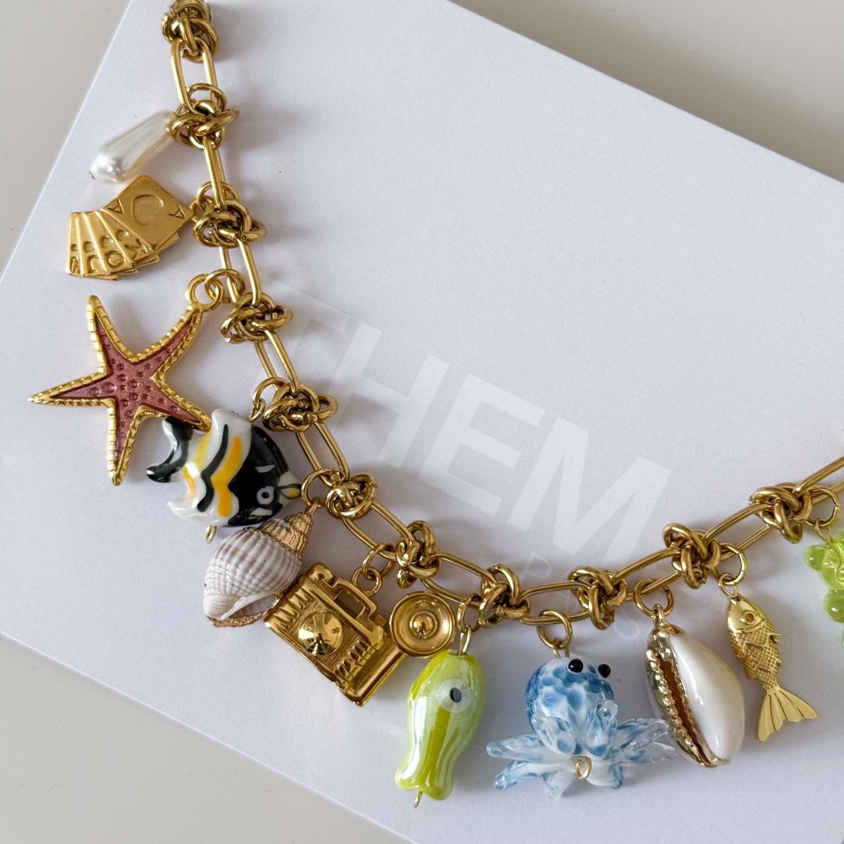 COLLIER PERSONNALISABLE 13 CHARMS - THEM Paris