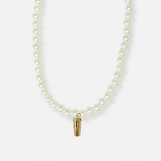 COLLIER PERLES RONDES PERSONNALISABLE 13 CHARMS - THEM Paris